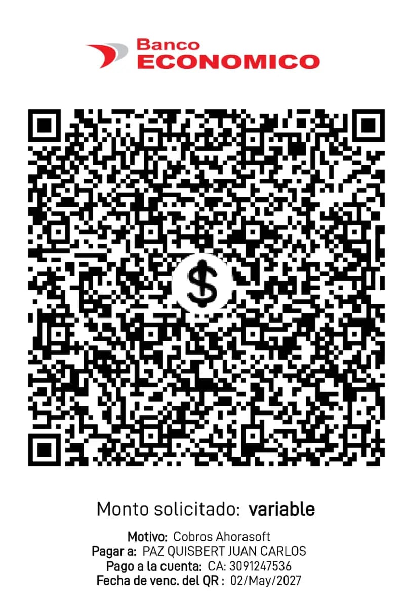 QR de donación — Banco Económico